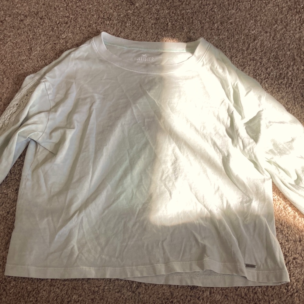 Light green hollister girls shirt